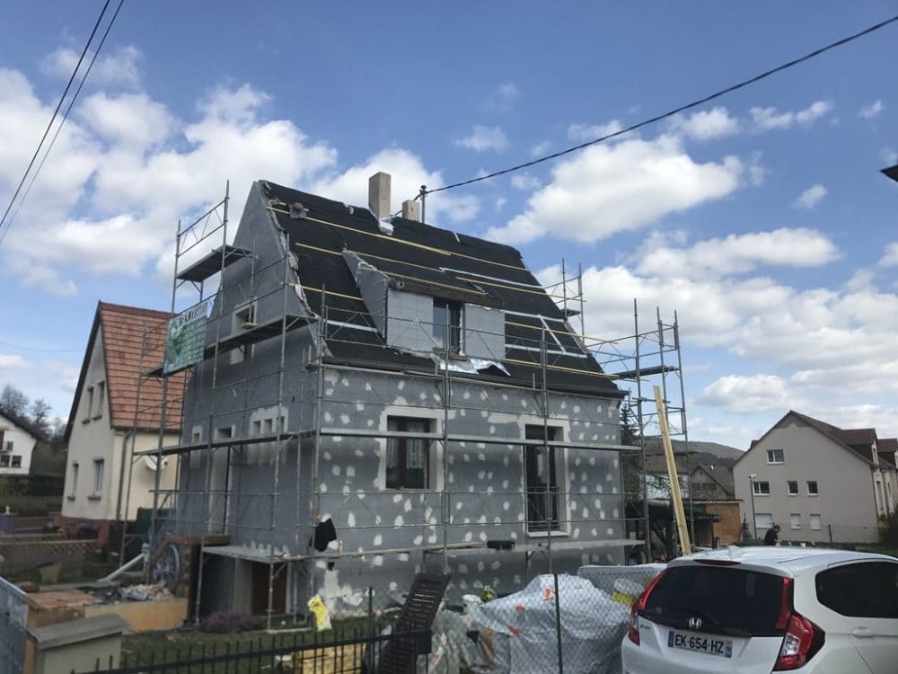 Isolation thermique pour une maison en travaux